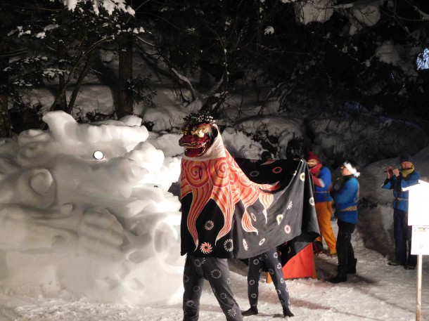 【ひだ路雪だより】「青だる祭」開催中。