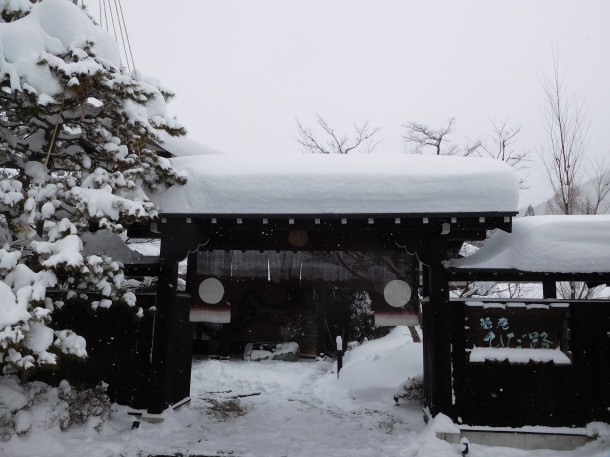 【ひだ路冬だより】本日も大雪です。