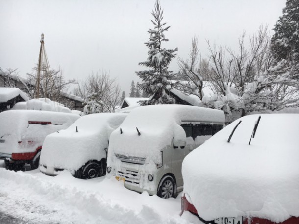 大雪です