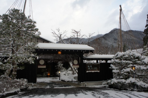 今冬2度目！雪が積もりました。